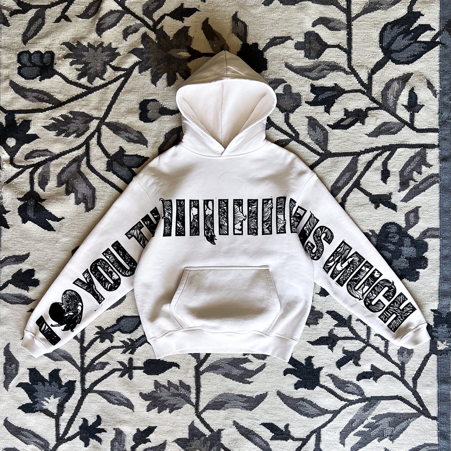 The Original "I LOVE YOU THIS MUCH" Cotton Hoodie