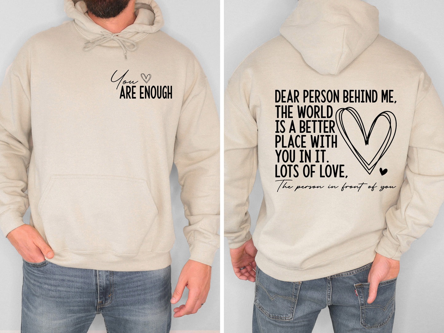 The Original “You Are Enough” Unisex Hoodie 💕
