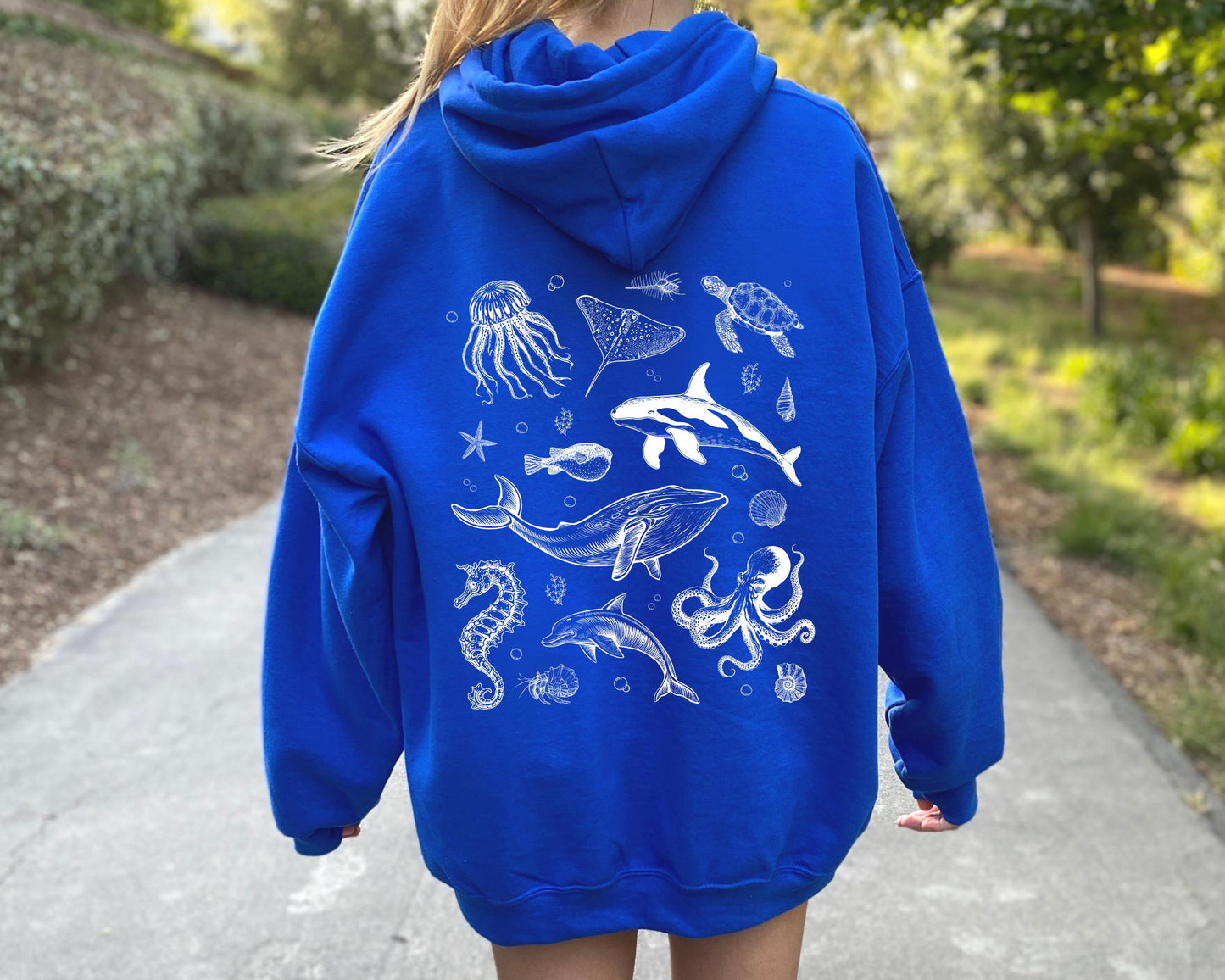 The Original “Ocean Life” Unisex Cotton Hoodie 💕