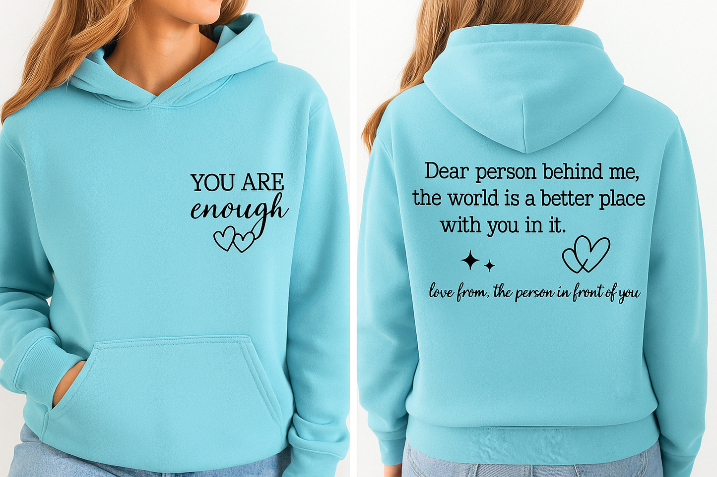 The Original “You Are Enough” Unisex Hoodie 💕