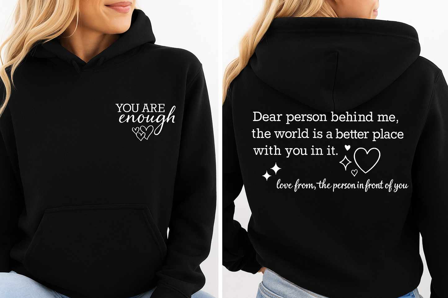 The Original “You Are Enough” Unisex Hoodie 💕