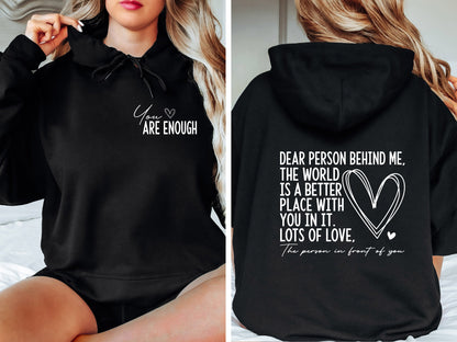 The Original “You Are Enough” Unisex Hoodie 💕