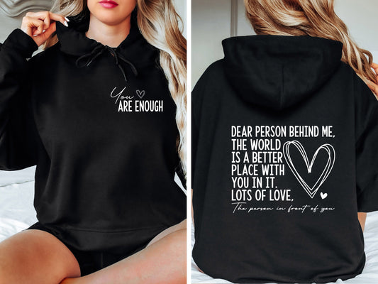 The Original “You Are Enough” Unisex Hoodie 💕