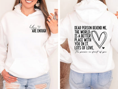 The Original “You Are Enough” Unisex Hoodie 💕