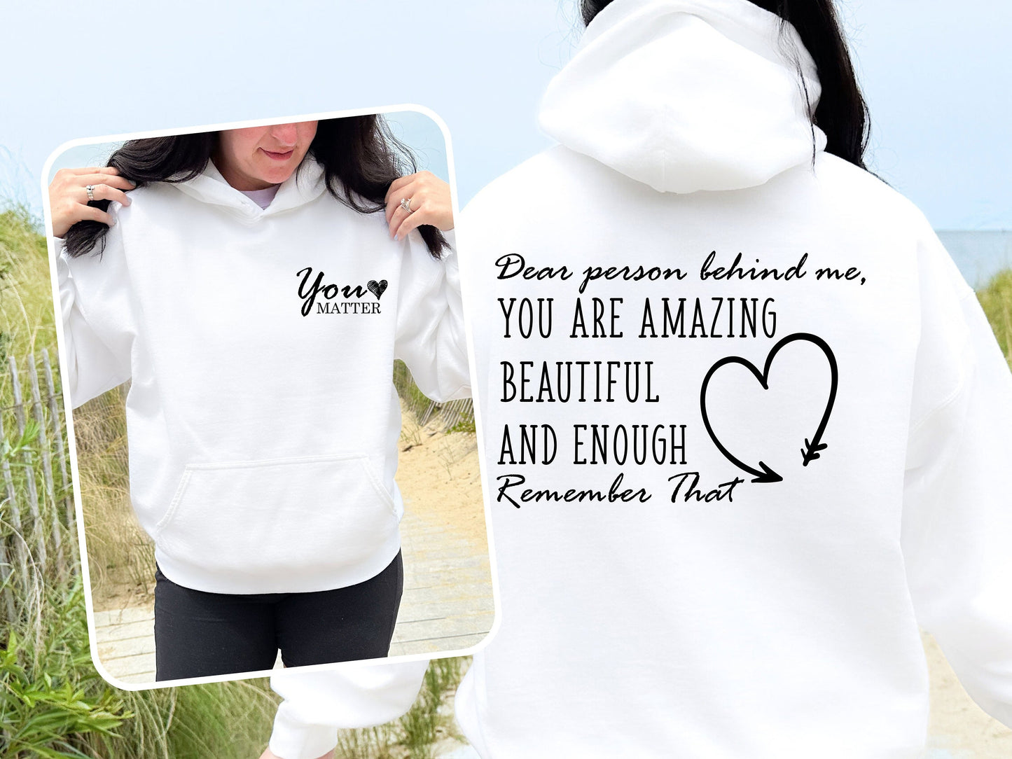 The Original "Dear Person Hoodie, You Matter" Cotton Hoodie