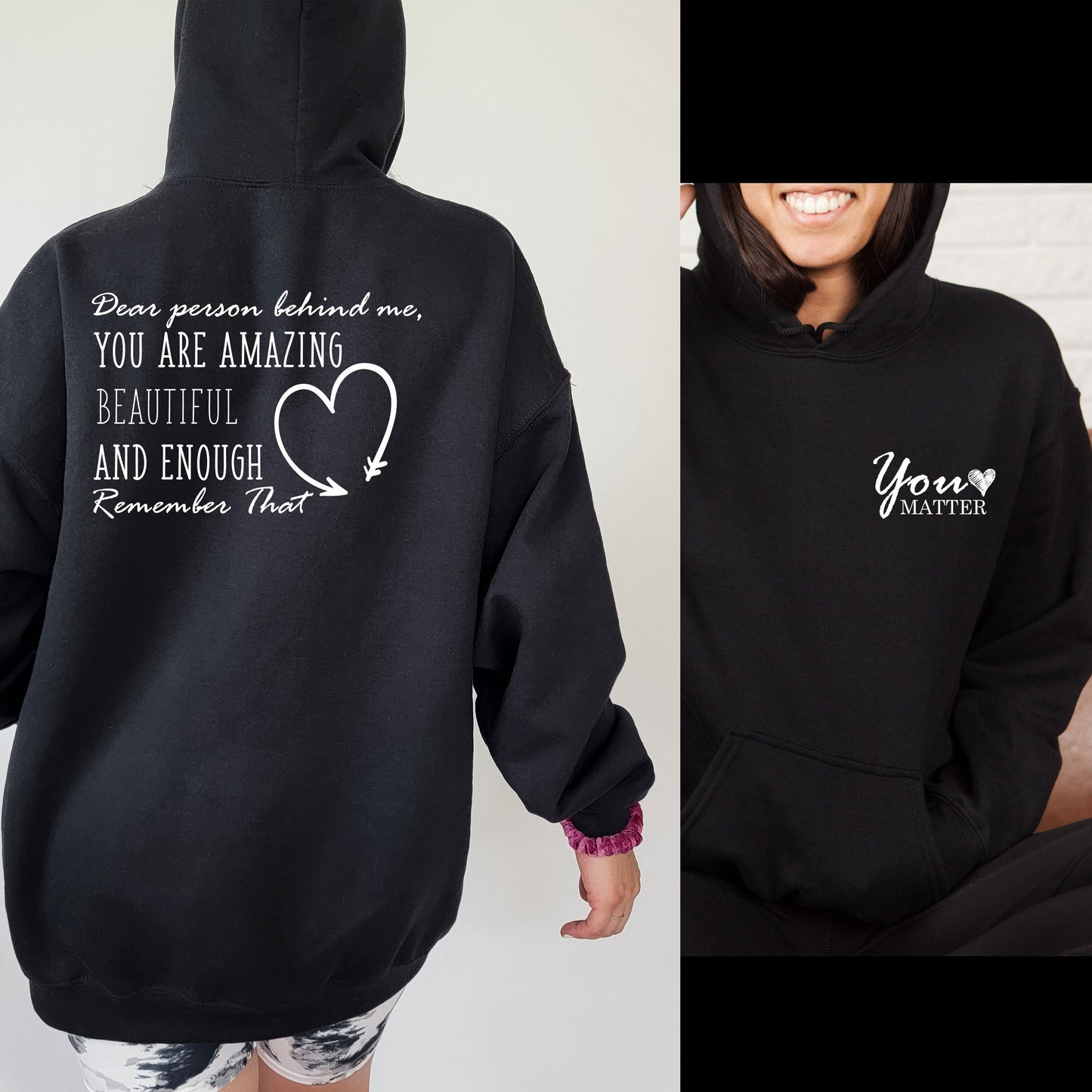 The Original "Dear Person Hoodie, You Matter" Cotton Hoodie