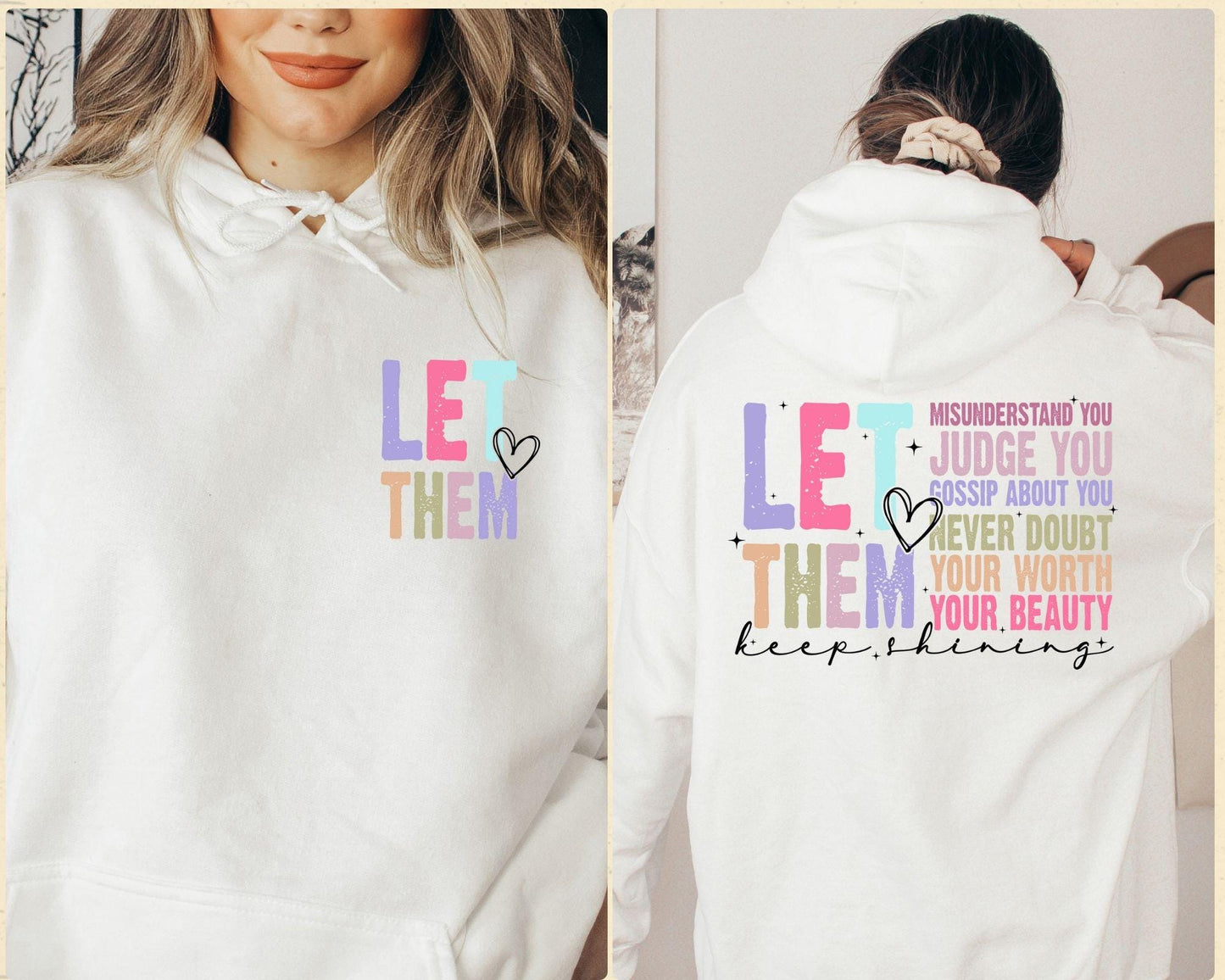 The Original “Let Them” Cotton Hoodie