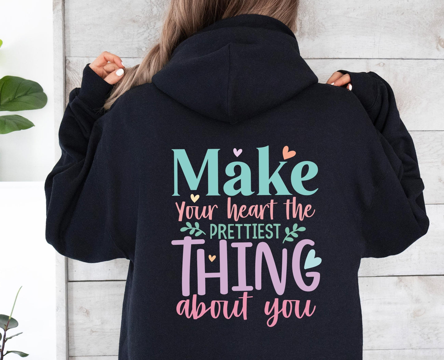 The Original "Make Your Heart" Cotton Hoodie