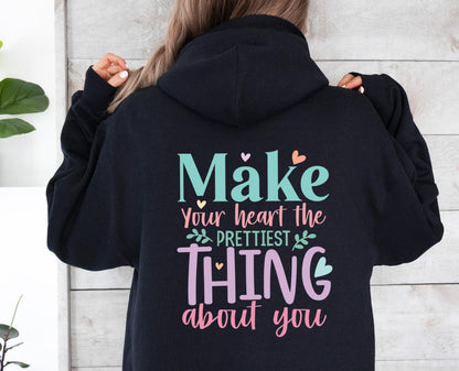 The Original "Make Your Heart" Cotton Hoodie